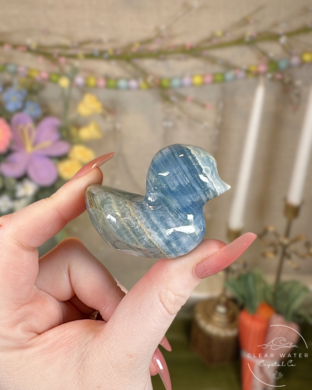Blue Onyx Duck Carvings – Argentina