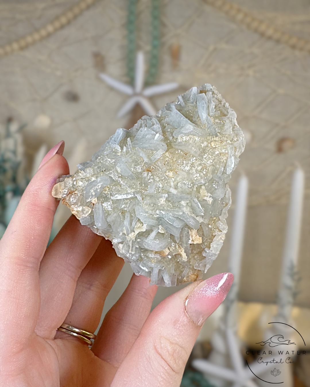 Blue Barite Specimen- Morocco