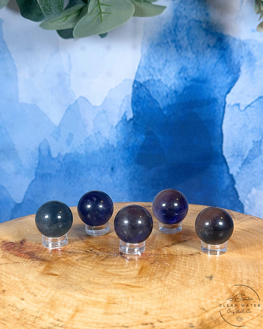 Mini Fluorite Spheres: Pocket Full of Clarity