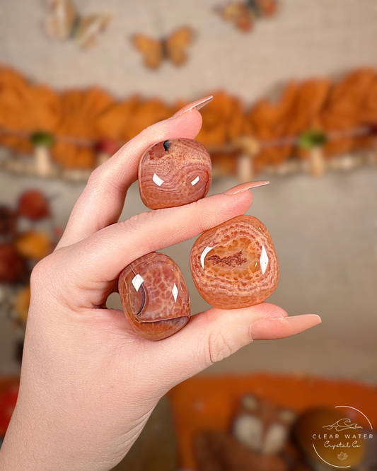 Fire Agate Tumble- FlameKeeper