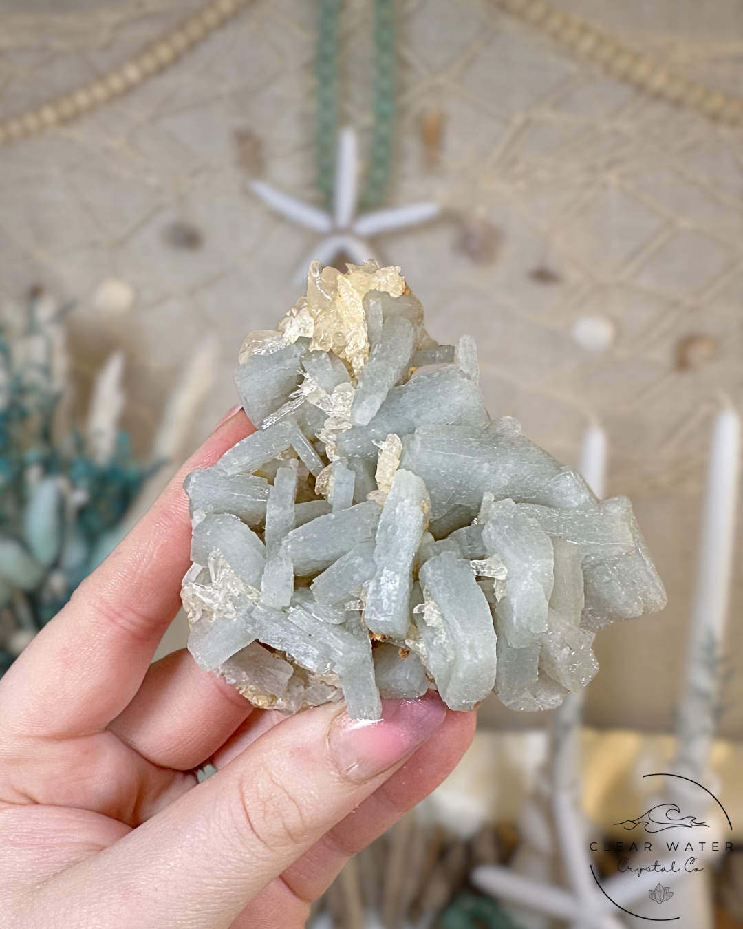 Blue Barite Specimen- Morocco