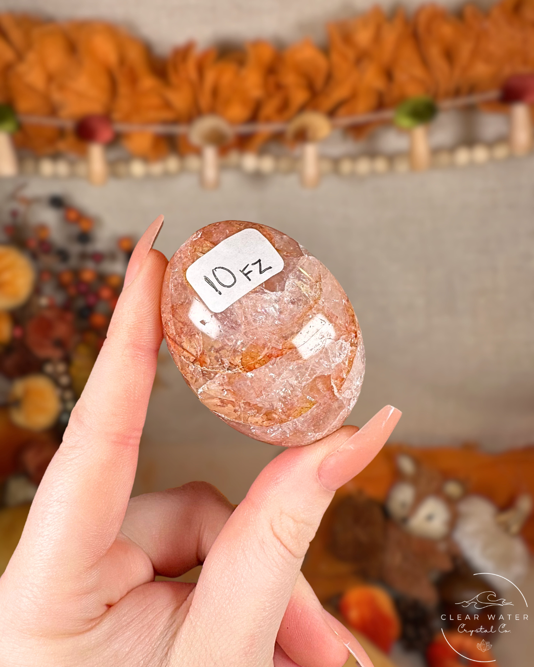 Fire Quartz Palmstones – Madagascar