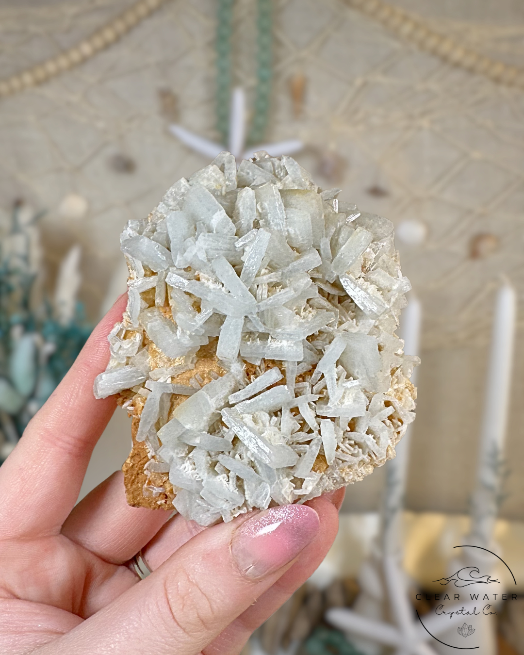 Blue Barite Specimen- Morocco