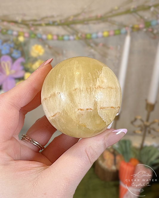Lemon Calcite Sphere – Pakistan