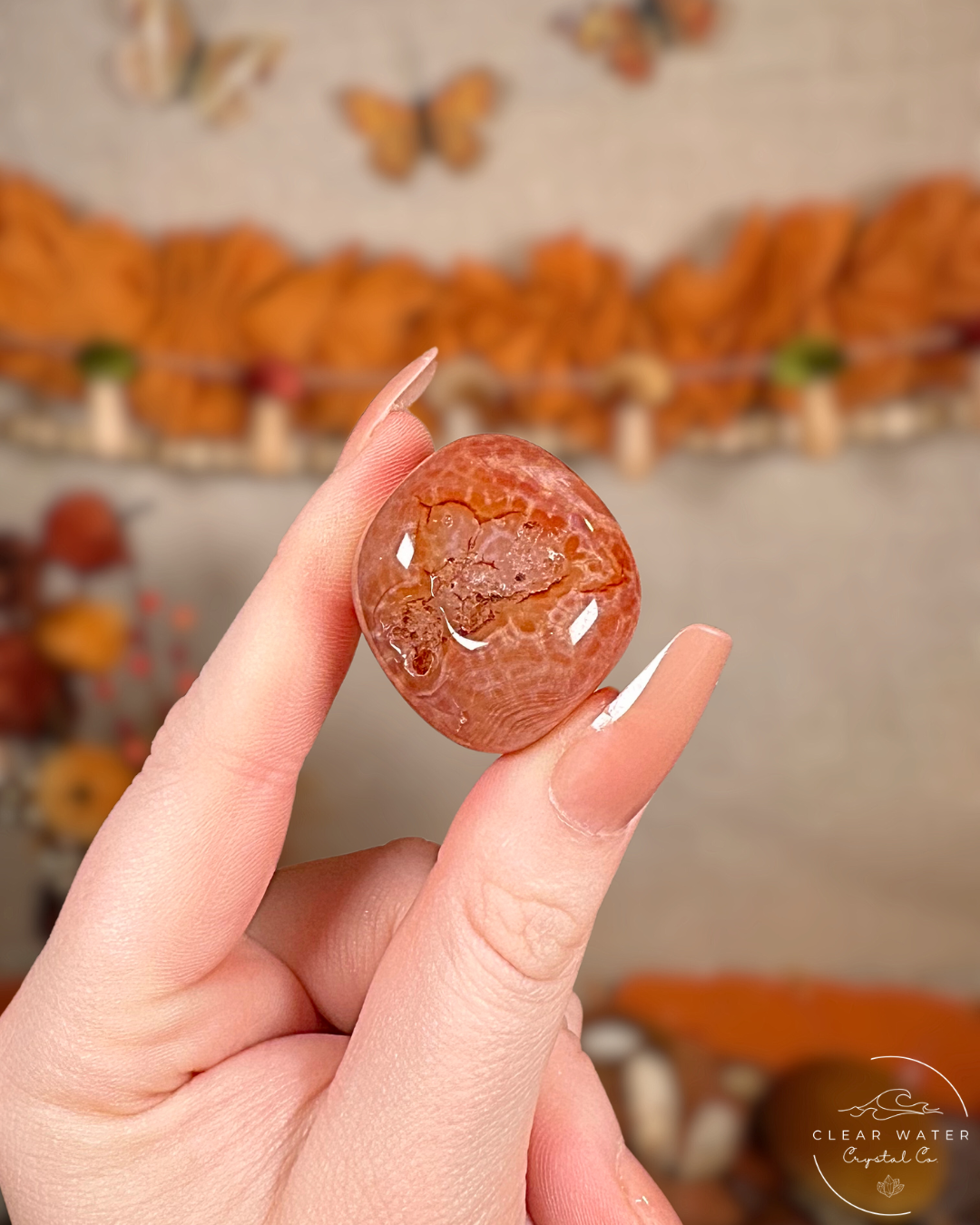 Fire Agate Tumble- FlameKeeper