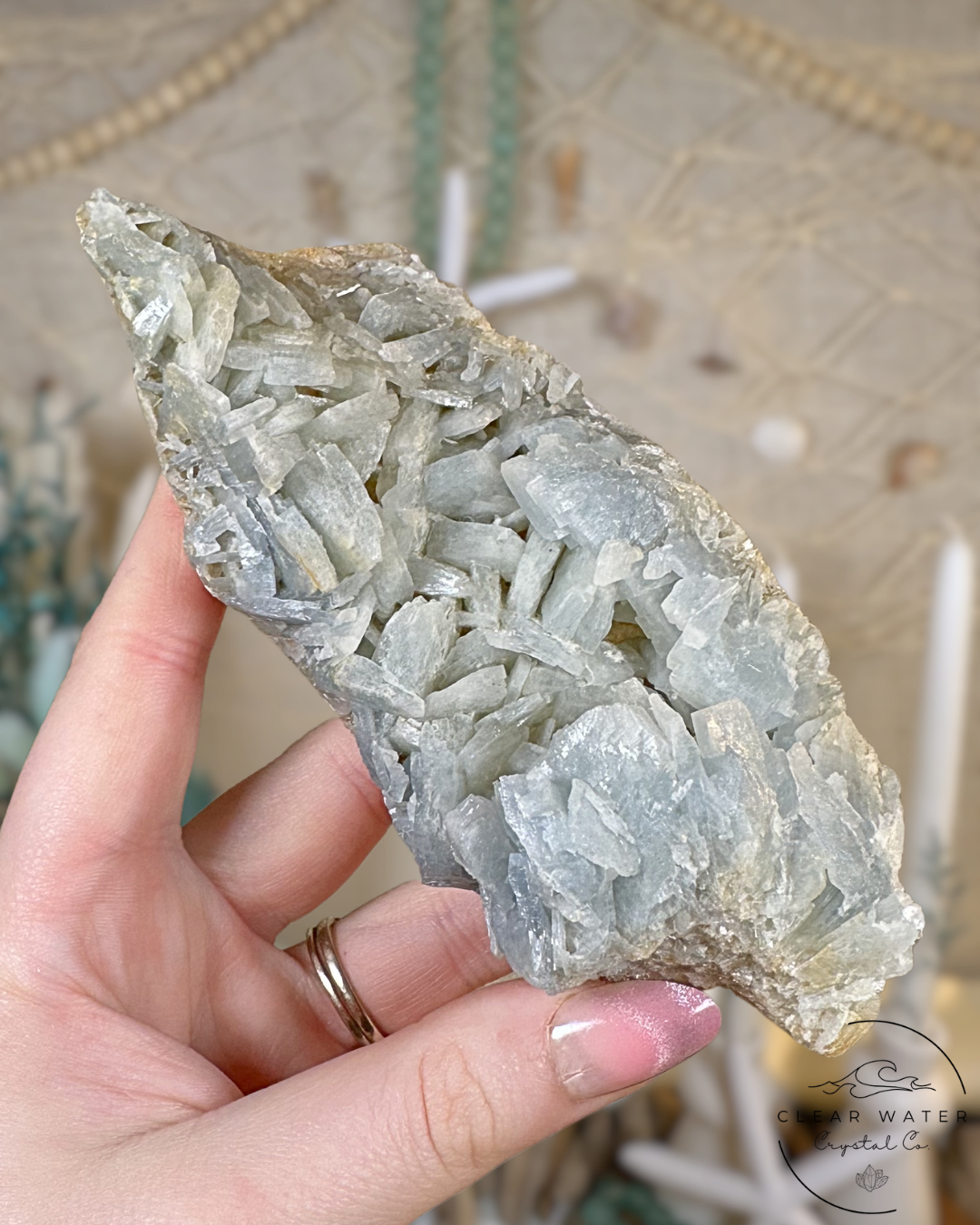 Blue Barite Specimen- Morocco