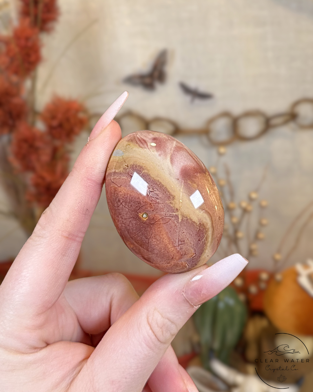 Polychrome Jasper Palmstone- Madagascar