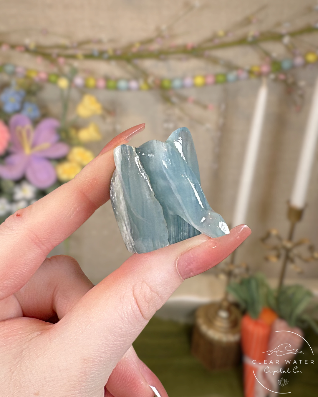 Blue Onyx Elephant Carvings – Argentina