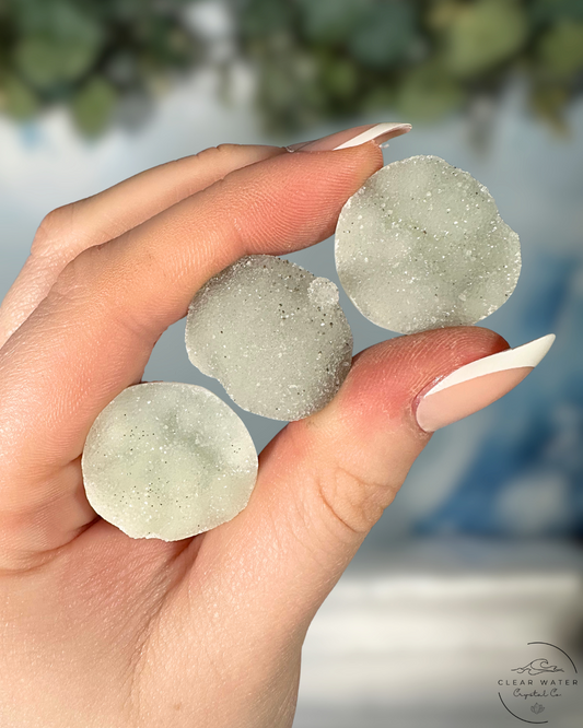 Snow Amethyst Cabochon - A Unique, Frosted Beauty