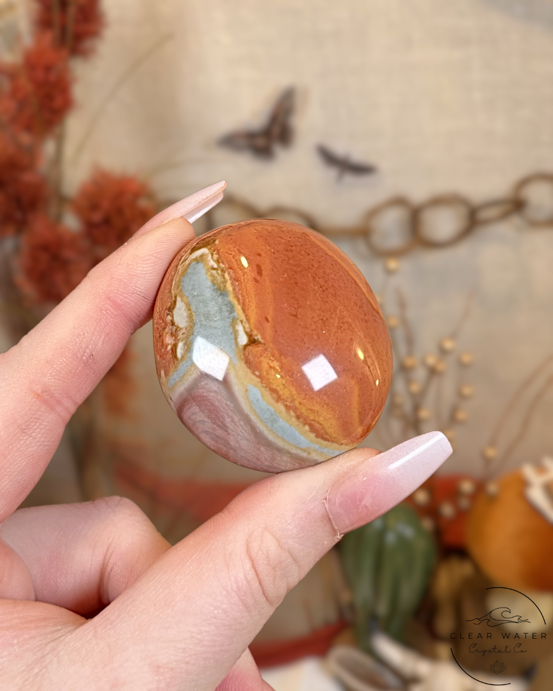 Polychrome Jasper Palmstone- Madagascar