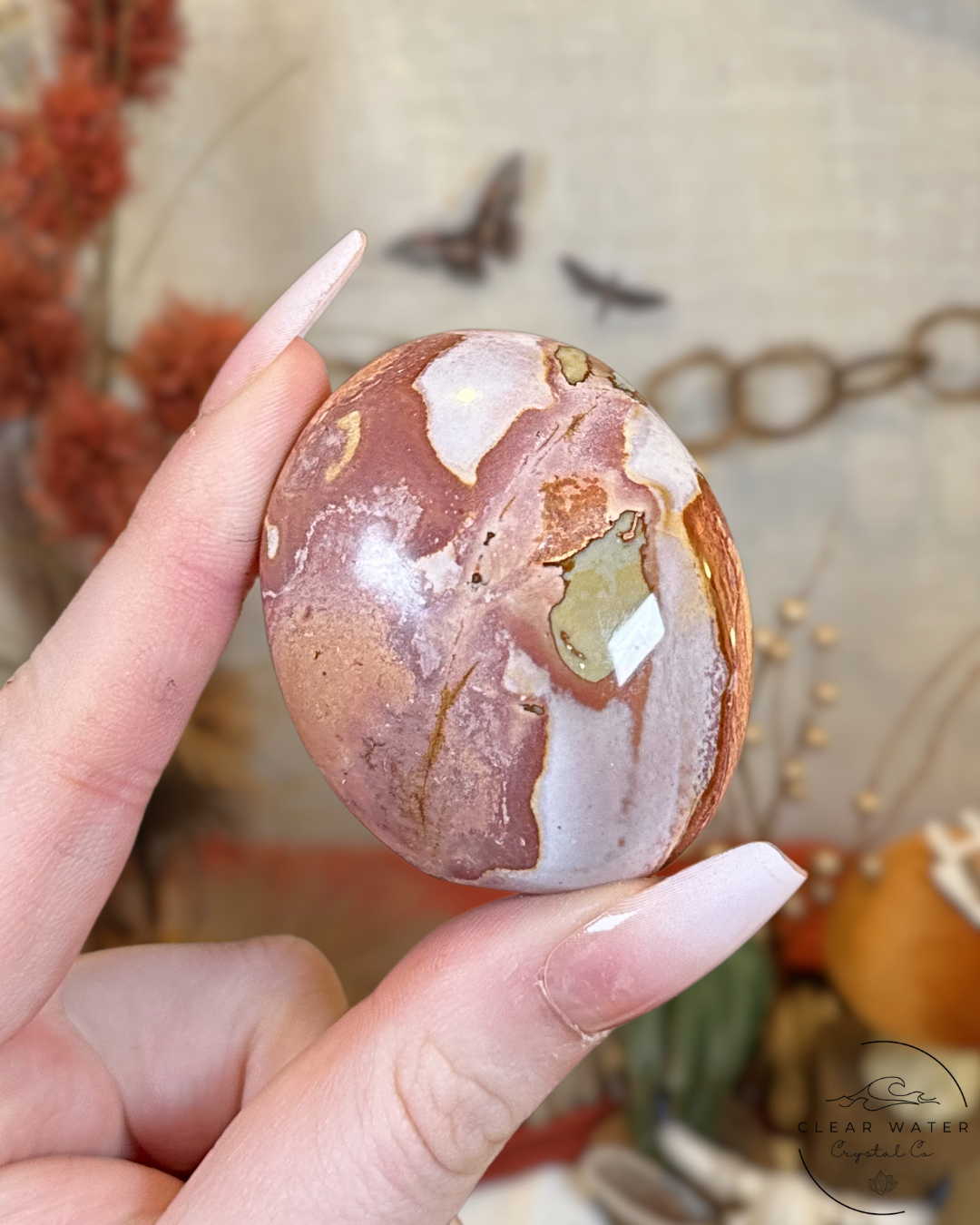 Polychrome Jasper Palmstone- Madagascar