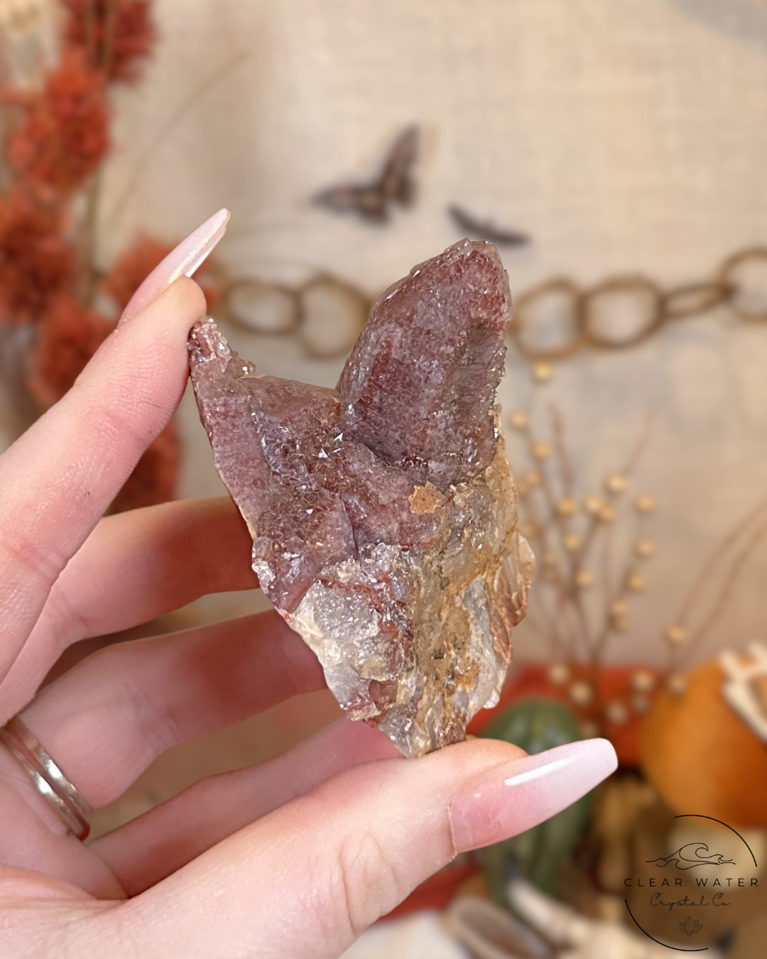 Phantom Blood Quartz specimen- Morocco