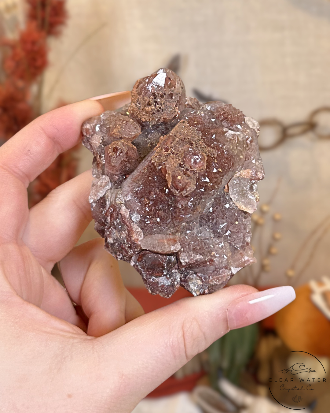 Phantom Blood Quartz specimen- Morocco