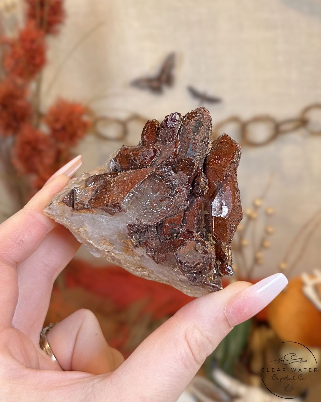 Phantom Blood Quartz specimen- Morocco
