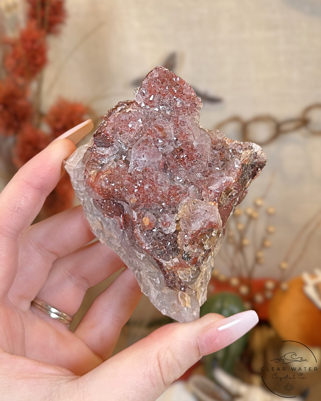 Phantom Blood Quartz specimen- Morocco