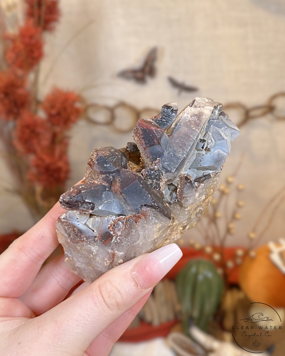 Phantom Blood Quartz specimen- Morocco