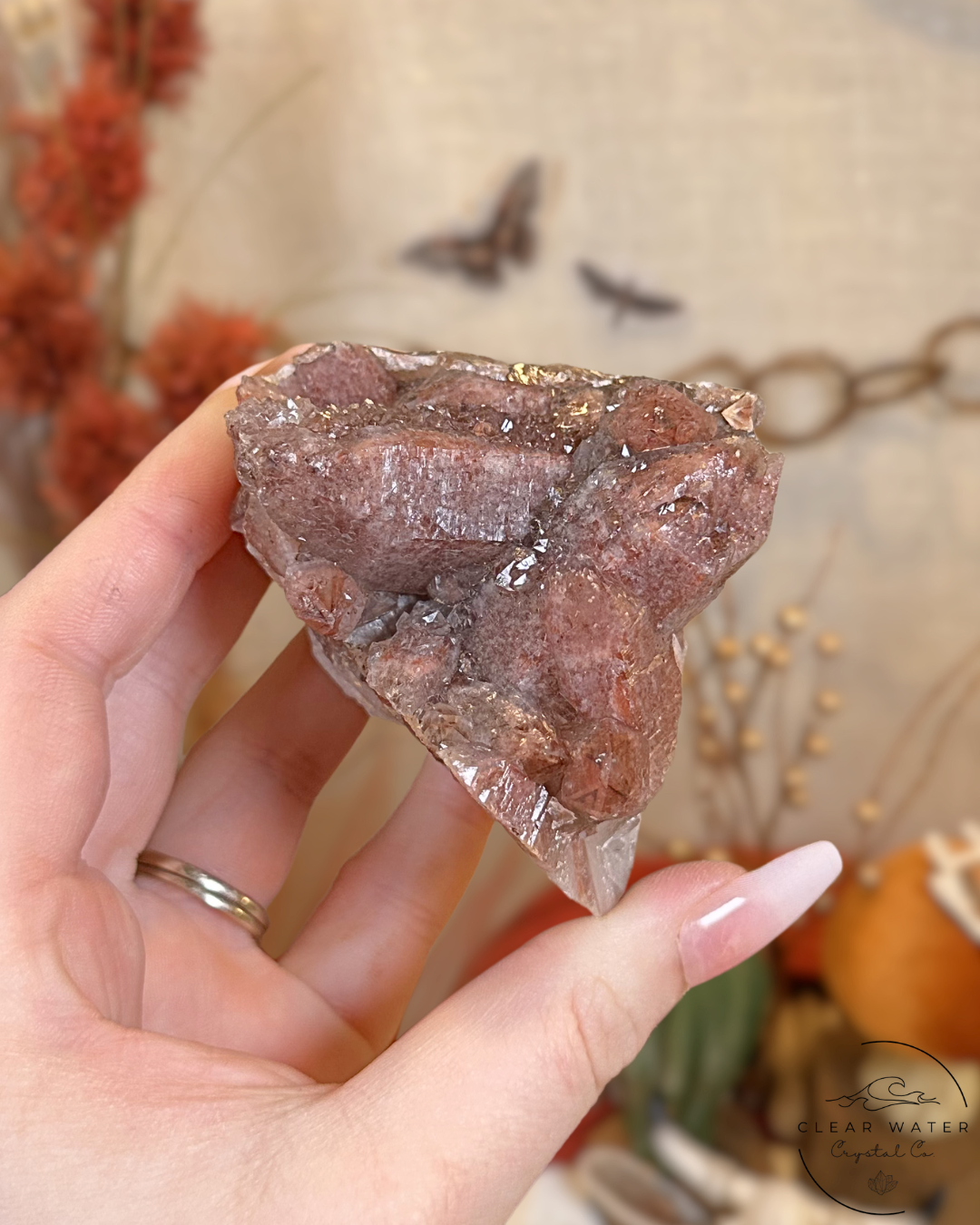 Phantom Blood Quartz specimen- Morocco