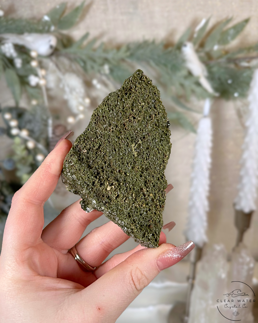 Spruce Landscape Forest Quartz (Epidote in Quartz) Specimens – Turkey