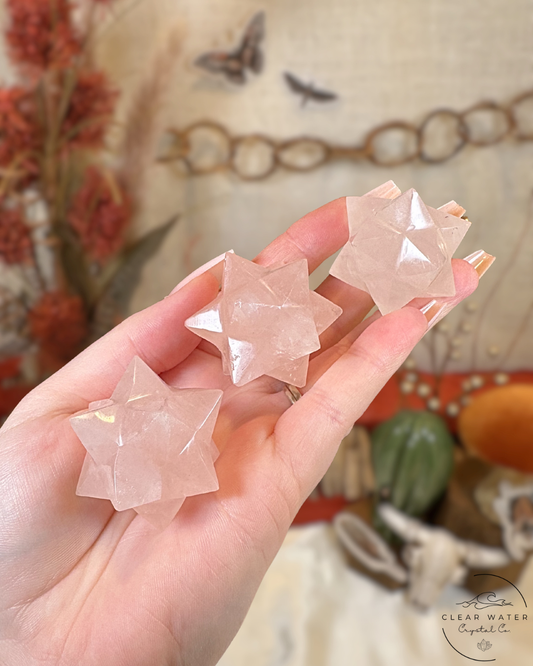 Rose Quartz Asteroid- Madagascar