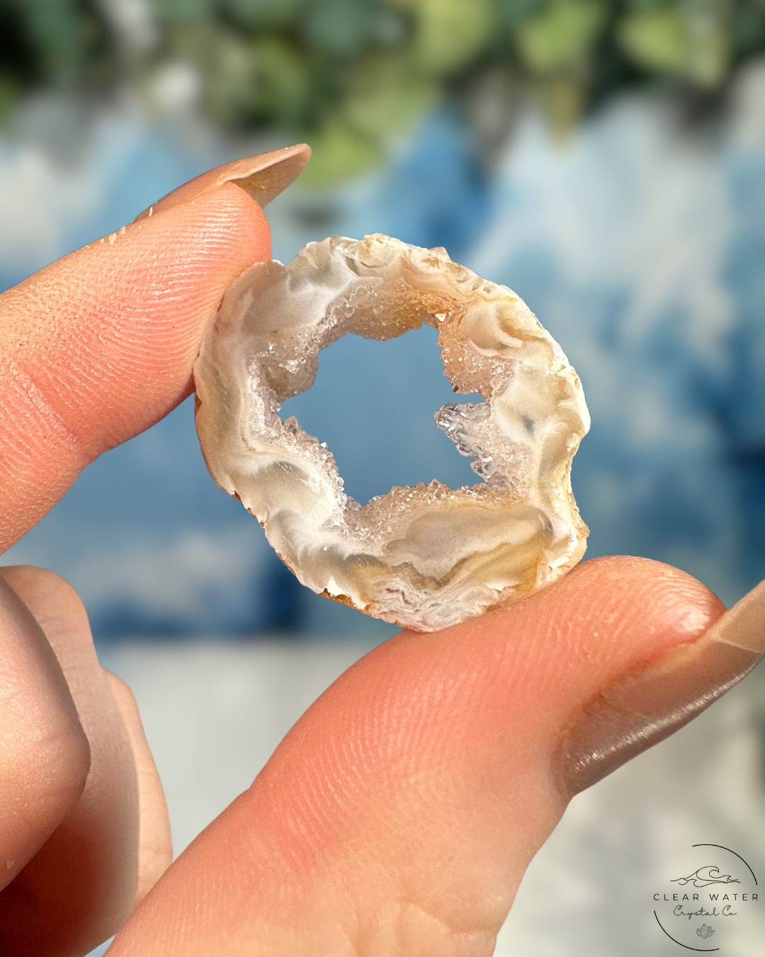 Oco Agate Geode Slice