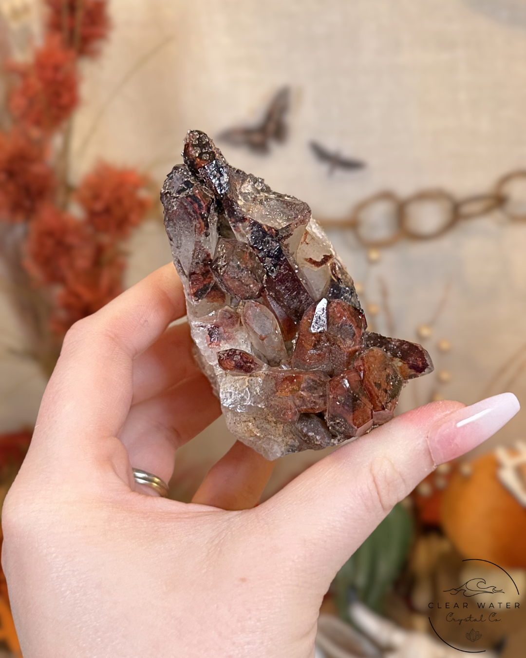 Phantom Blood Quartz specimen- Morocco