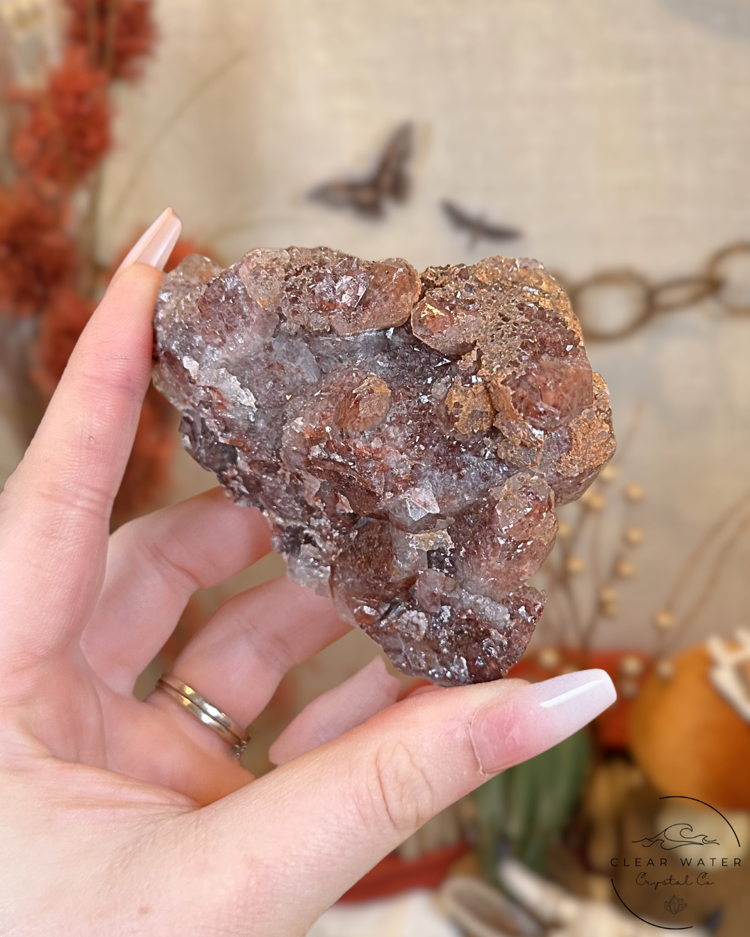 Phantom Blood Quartz specimen- Morocco