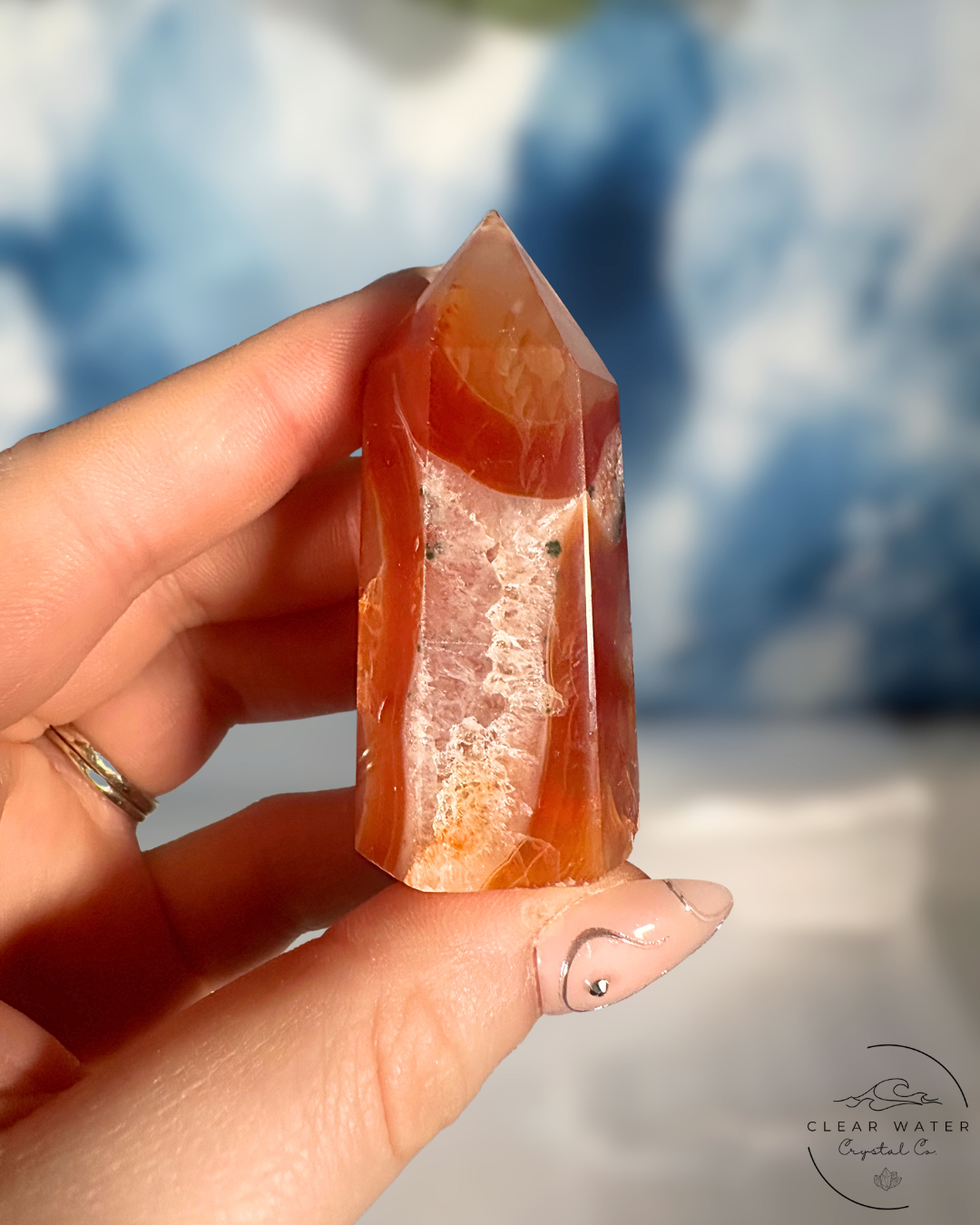 Flower Agate & Carnelian Synergy