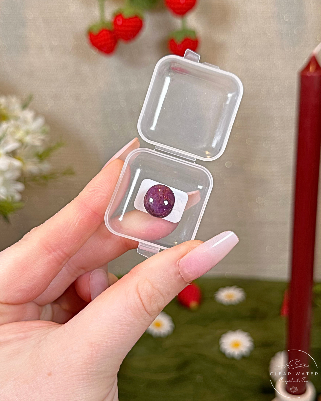 Gem Ruby Button Carvings | India