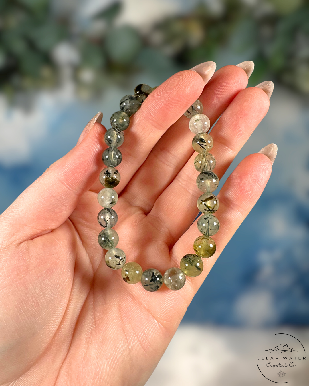 Prehnite Bracelet: Gentle Love & Healing Flow