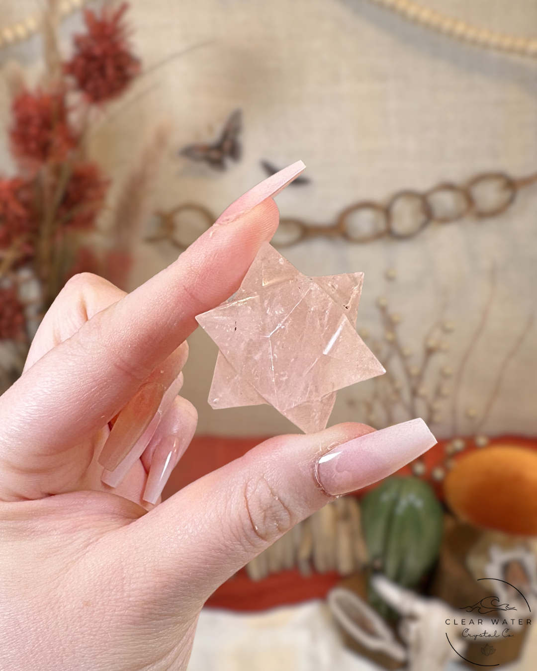 Rose Quartz Asteroid- Madagascar