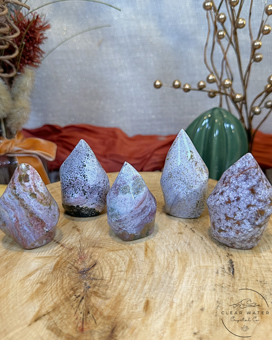 Pastel Sea Jasper Flame