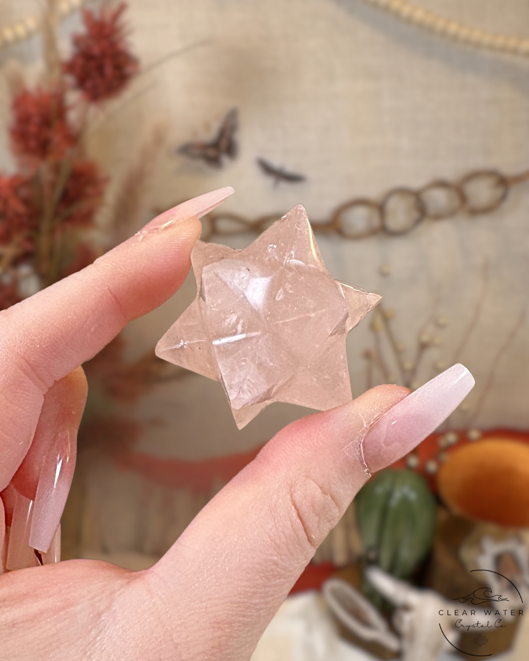 Rose Quartz Asteroid- Madagascar