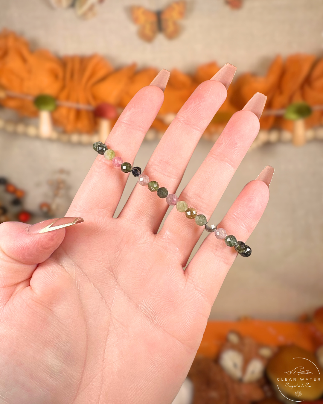 Watermelon Tourmaline Bracelet (Faceted)