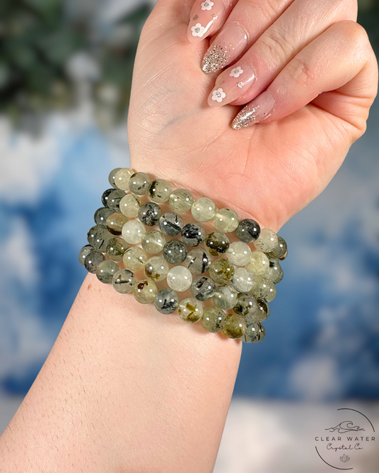 Prehnite Bracelet: Gentle Love & Healing Flow