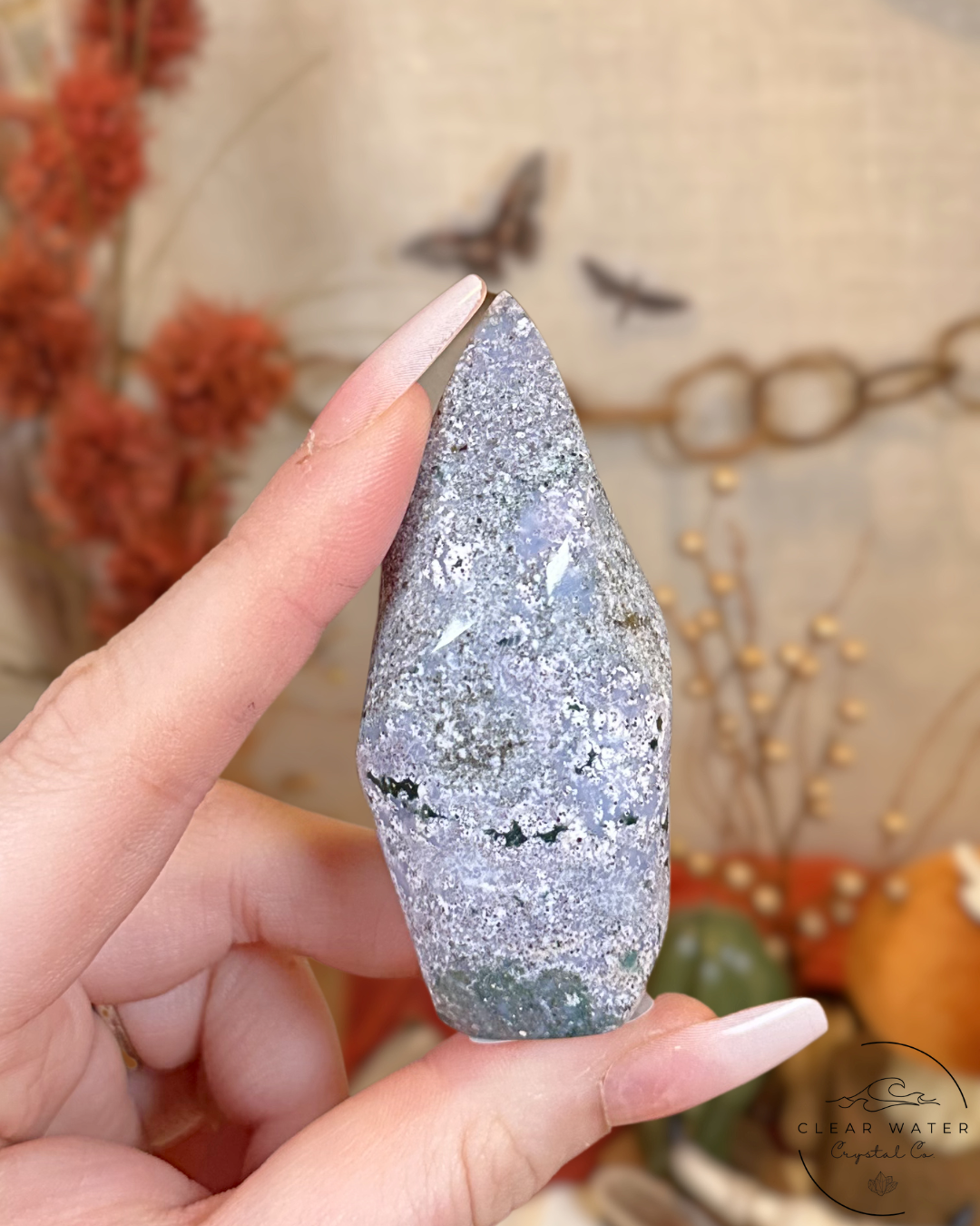 Pastel Sea Jasper Flame