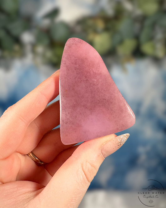 Pink Aragonite Freeform from Pakistan: Petal Pink Dreams