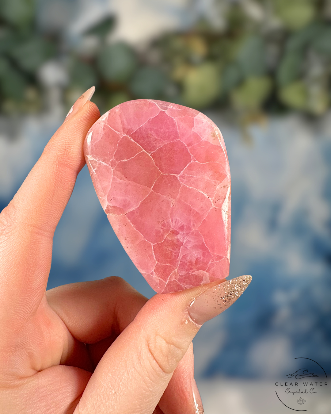 Pink Aragonite Freeform from Pakistan: Petal Pink Dreams