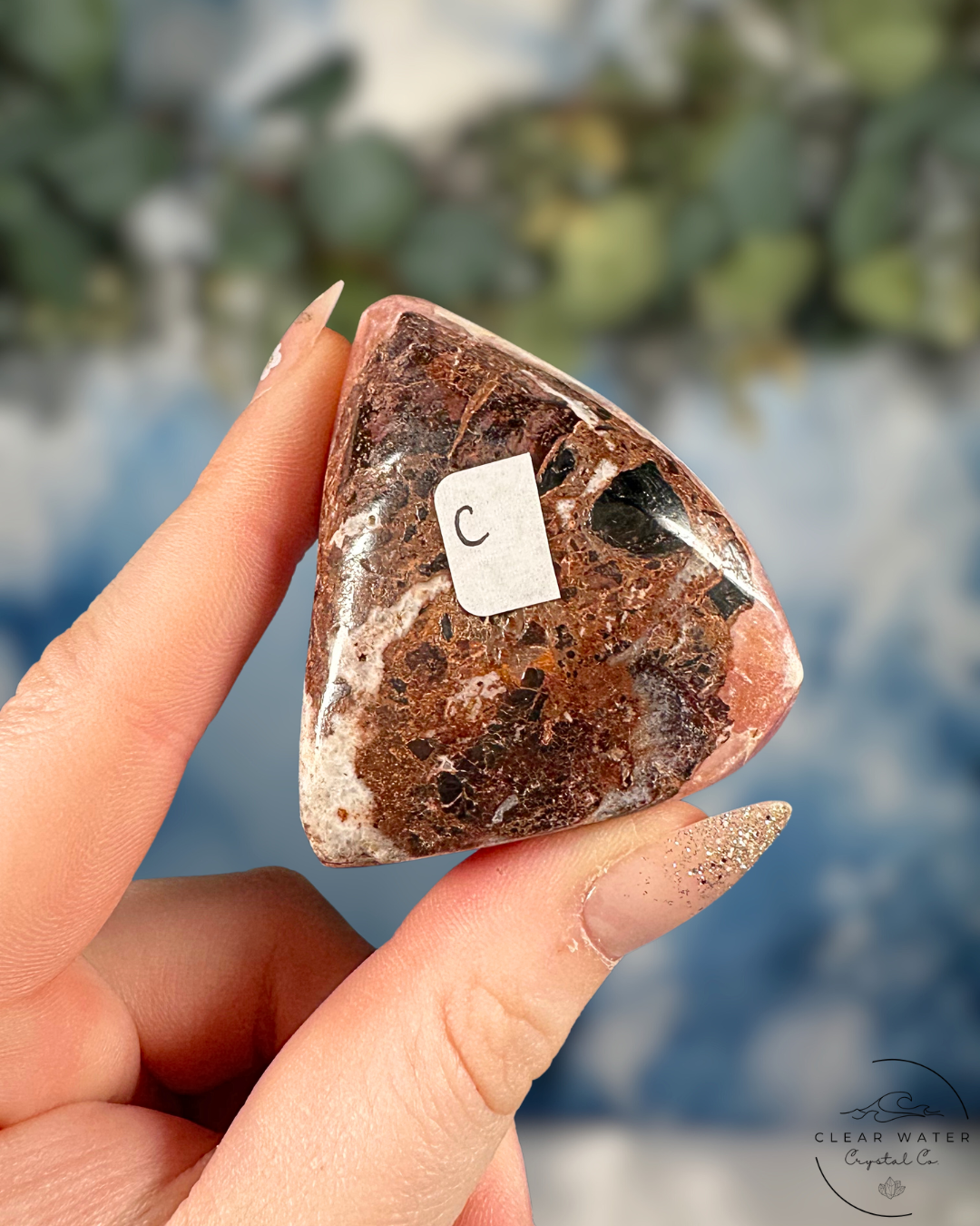 Pink Aragonite Freeform from Pakistan: Petal Pink Dreams