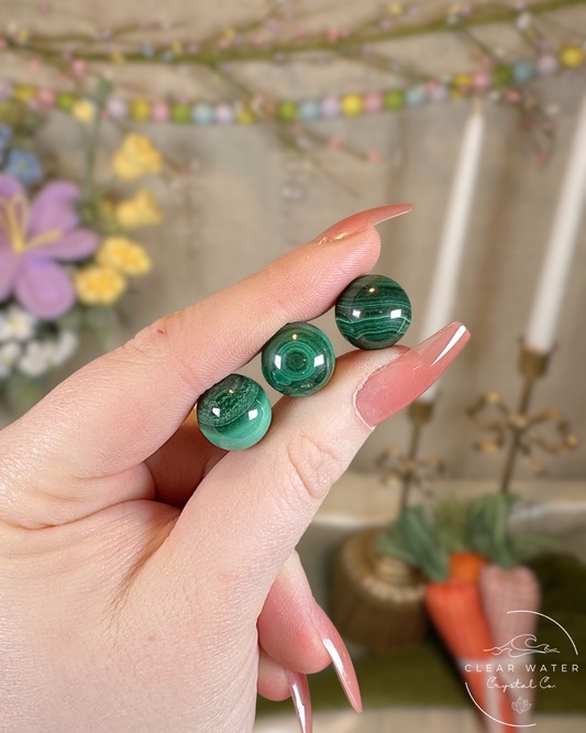 Mini Malachite Spheres – Democratic Republic of the Congo