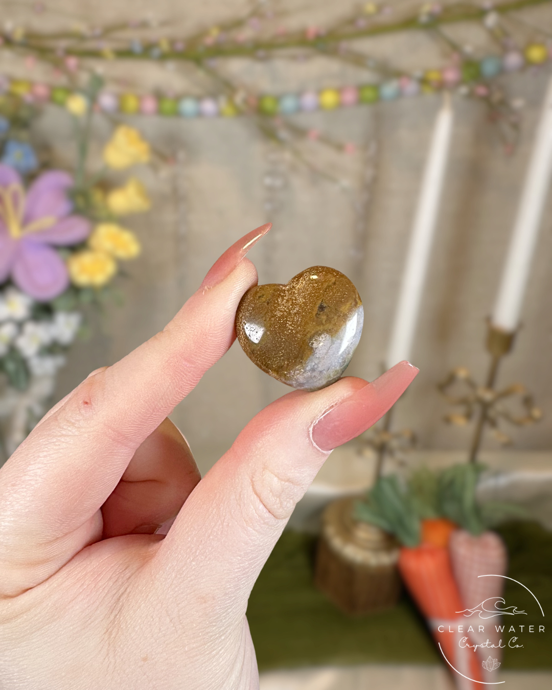 Mini Ocean Jasper Hearts – Madagascar