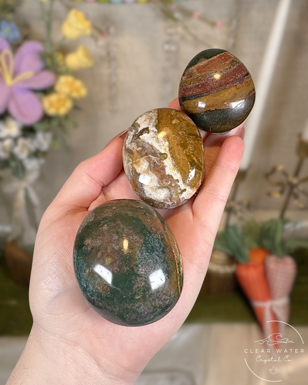 Ocean Jasper Palmstones – Madagascar