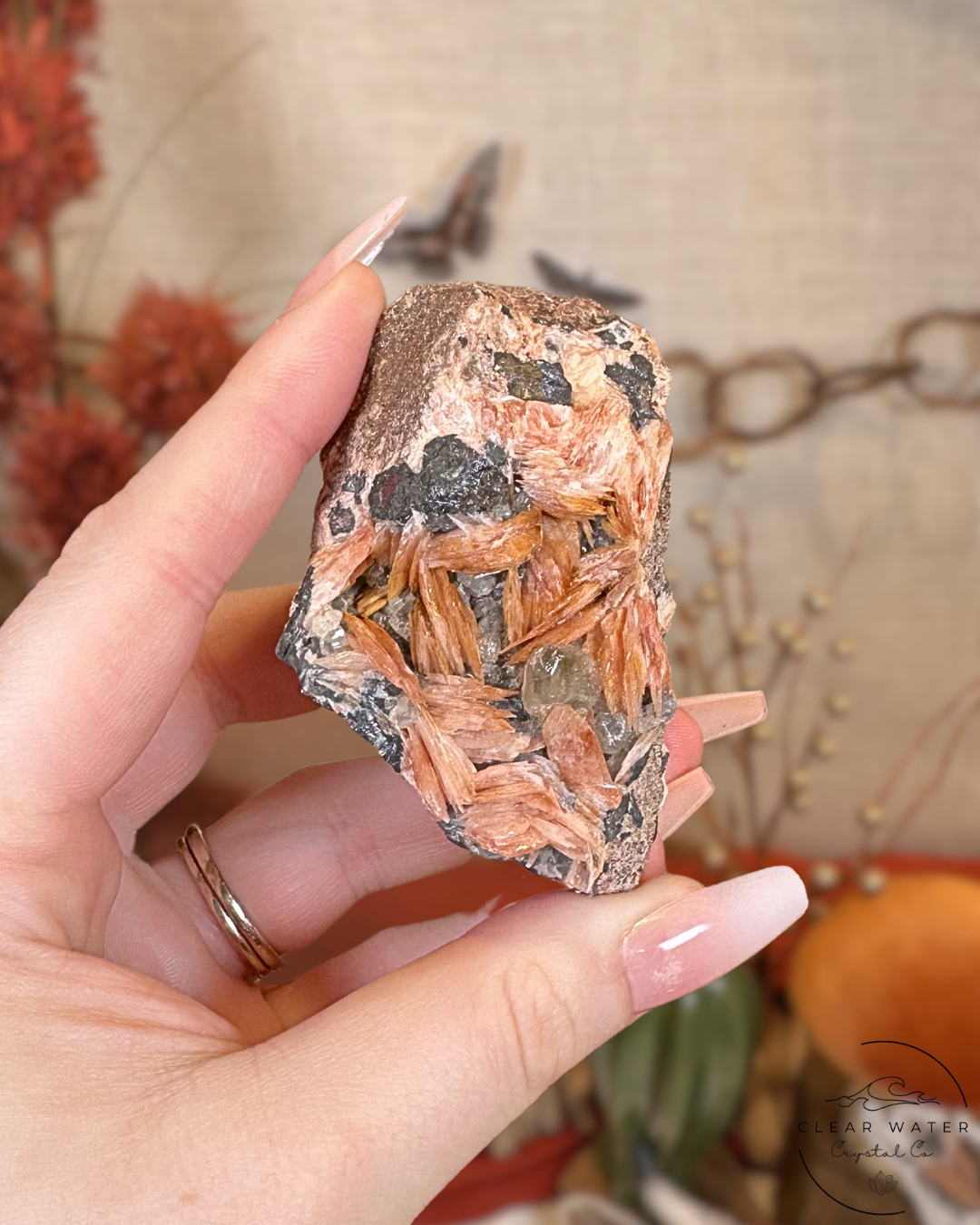 Cerussite and Barite Specimen- Morocco