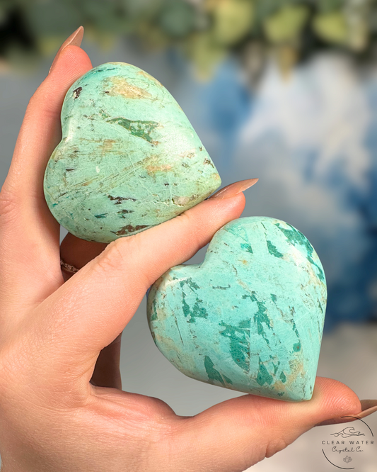 Peruvian Turquoise Hearts: Andean Serenity