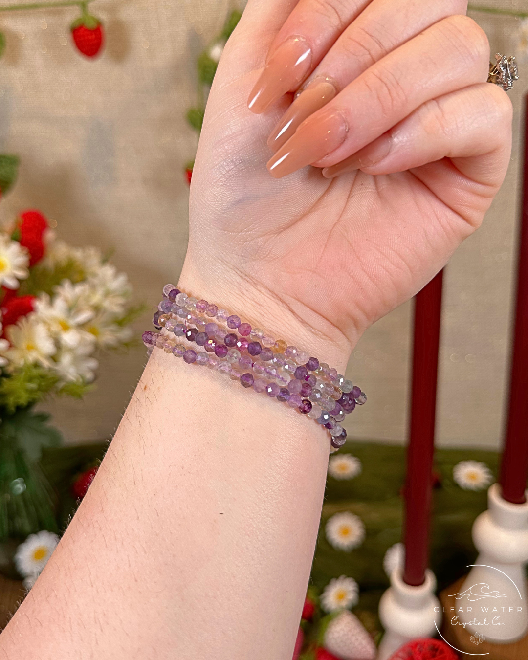 Faceted Fluorite Bracelet