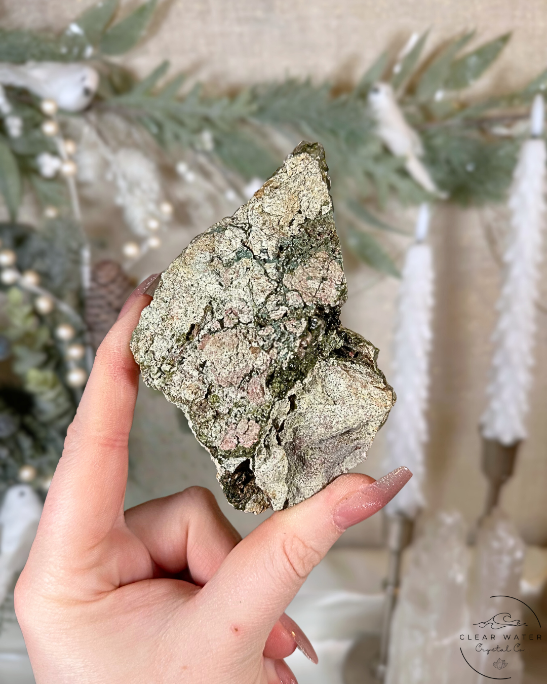 Pine Pillars Forest Quartz (Epidote in Quartz) Specimens – Turkey