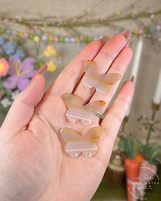 Iris Agate Butterfly Carvings – Indonesia