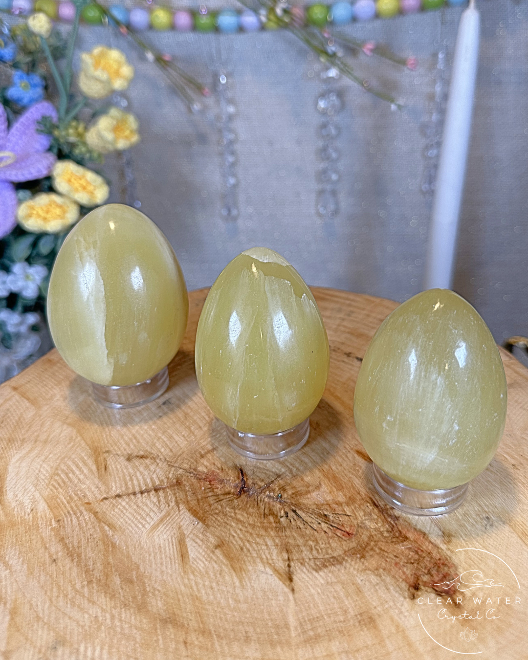 Lemon Calcite Eggs – Pakistan