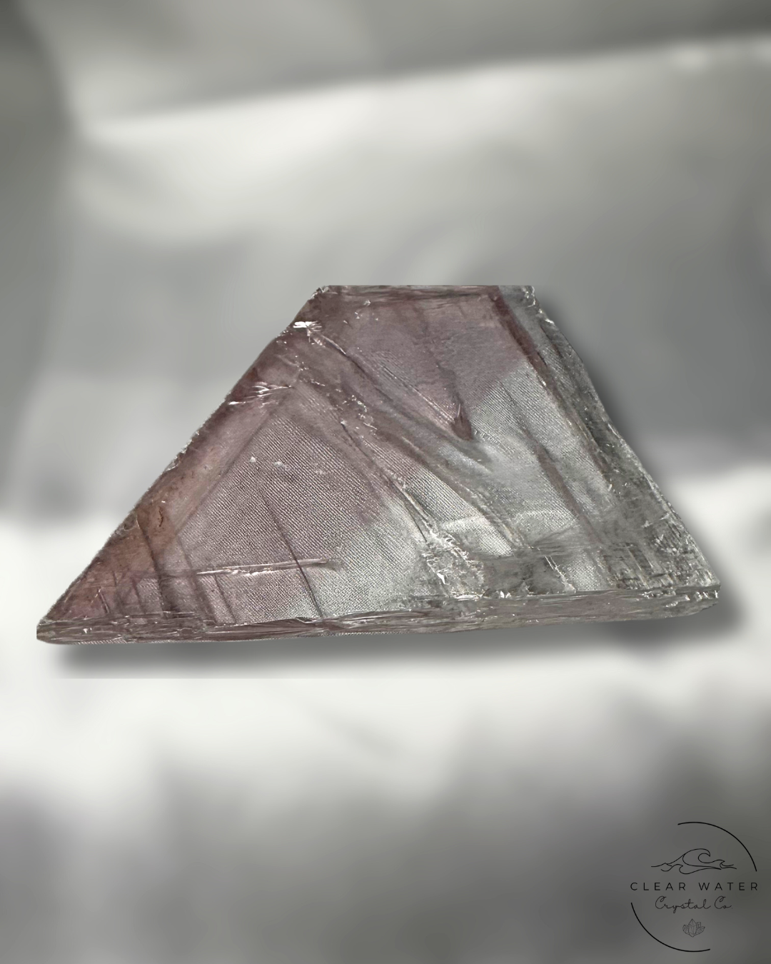 Pink Selenite Slab with Subtle Radiance