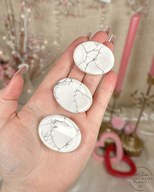 Howlite Worry Stones