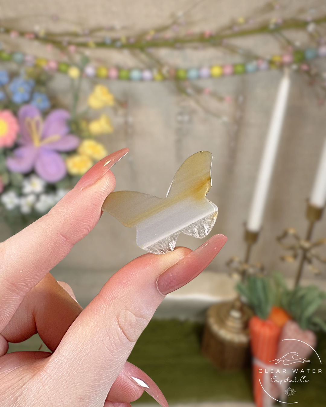 Iris Agate Butterfly Carvings – Indonesia